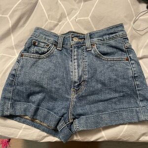 Levi's Classic Blue Jean Shorts